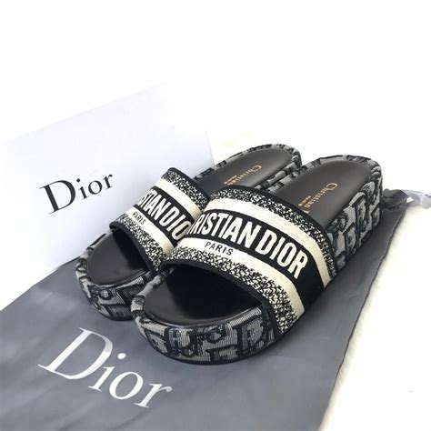 christian dior slippers green|christian dior schoenen.